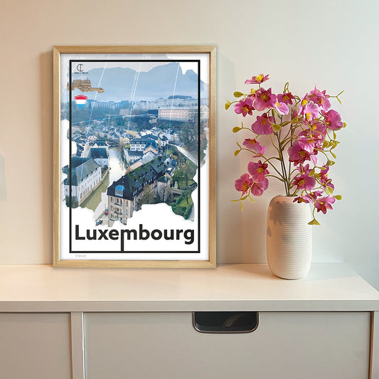 Luxemburg Reisposter
