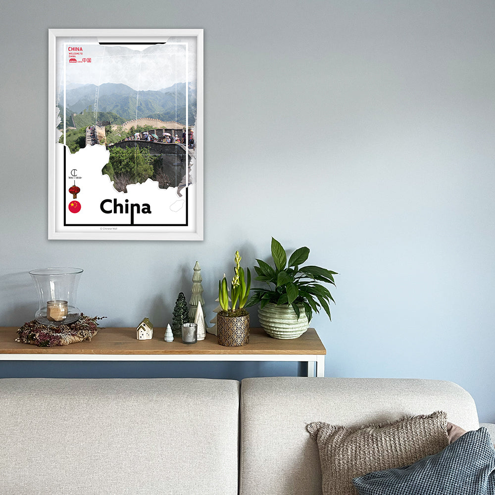Chinese Wall Travel Poster