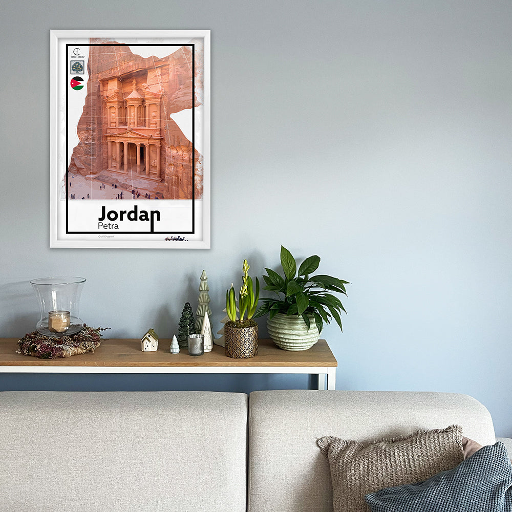 Jordanië Reisposter