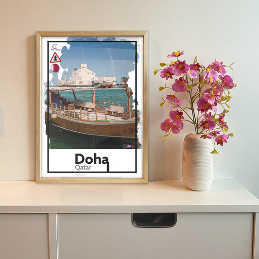 Doha Qatar Reisposter