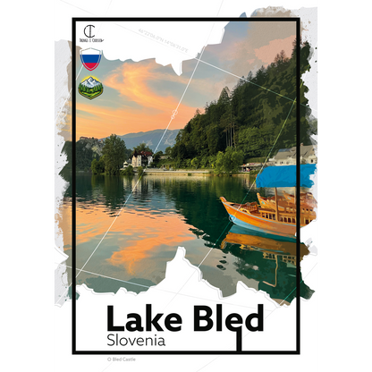 Meer van Bled Reisposter