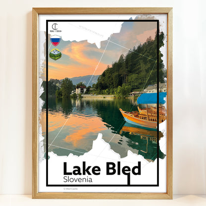 Meer van Bled Reisposter