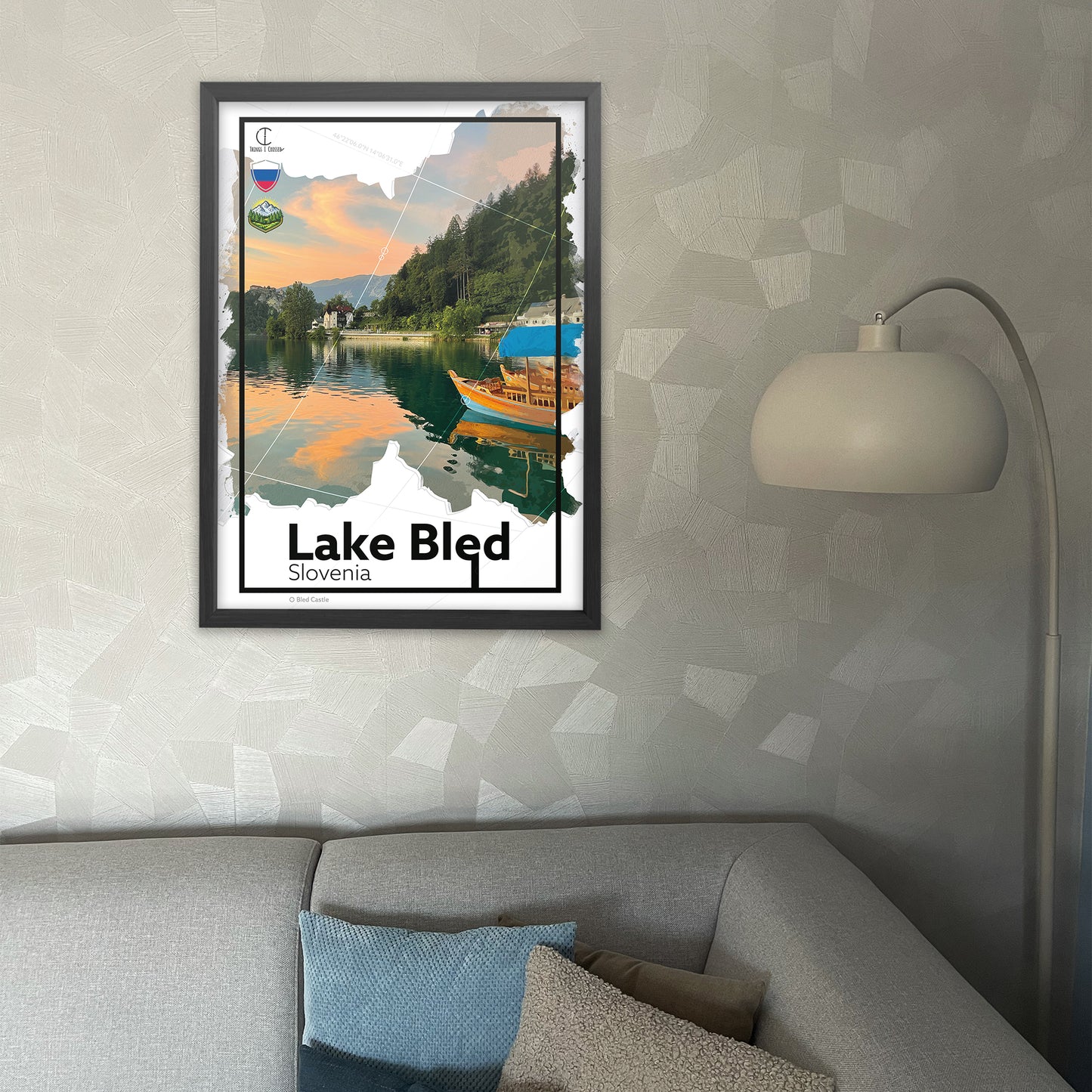 Meer van Bled Reisposter