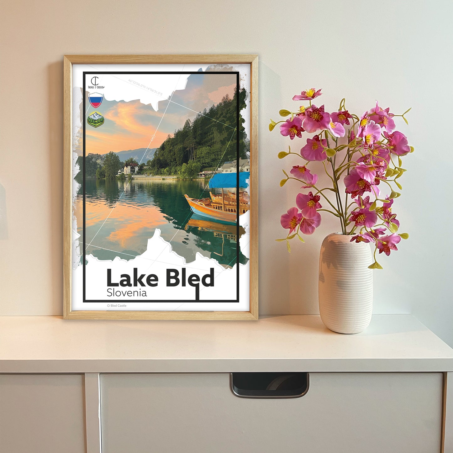 Meer van Bled Reisposter