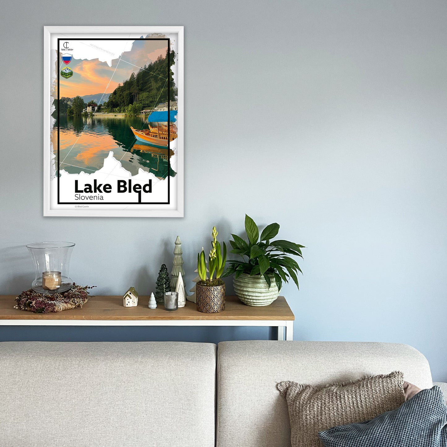 Meer van Bled Reisposter