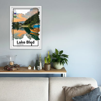 Meer van Bled Reisposter
