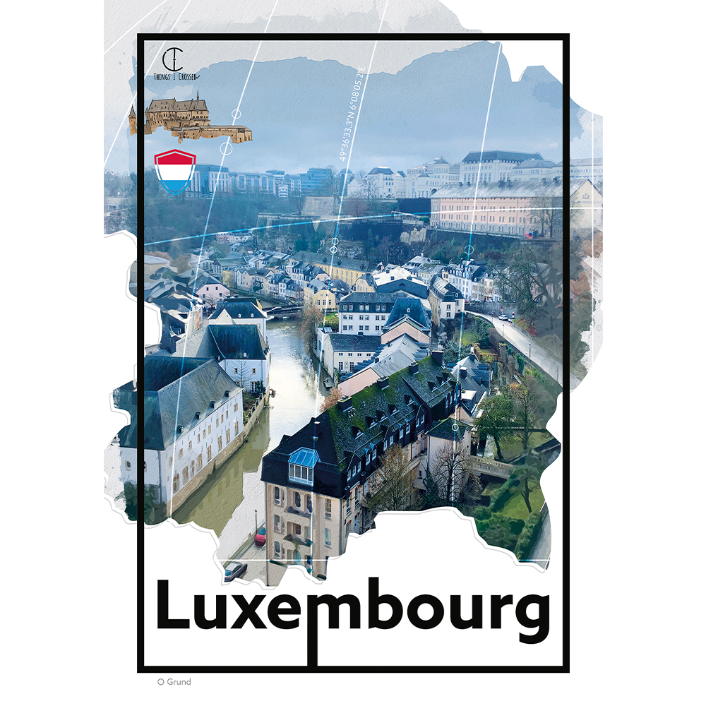 Luxemburg Reisposter