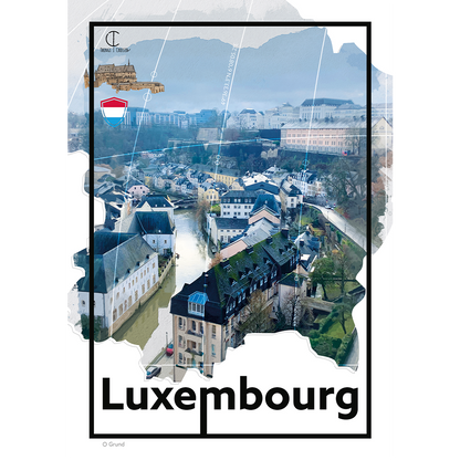 Luxemburg Reisposter