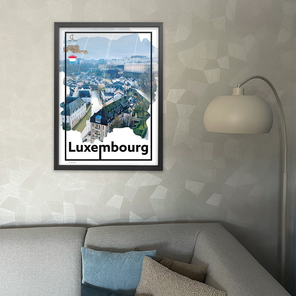 Luxemburg Reisposter
