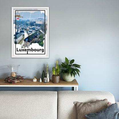 Luxemburg Reisposter
