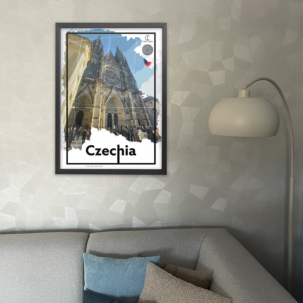 Tsjechië Reisposter