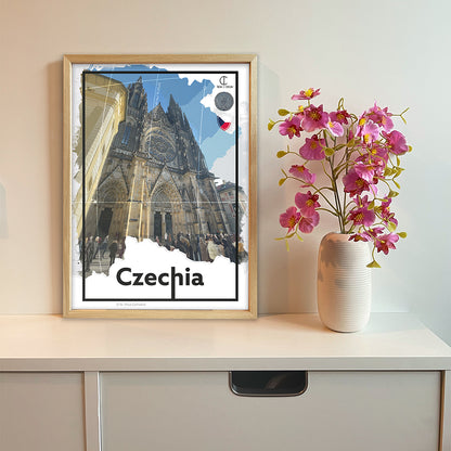 Tsjechië Reisposter