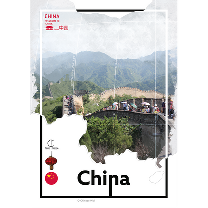 Chinese Wall Travel Poster