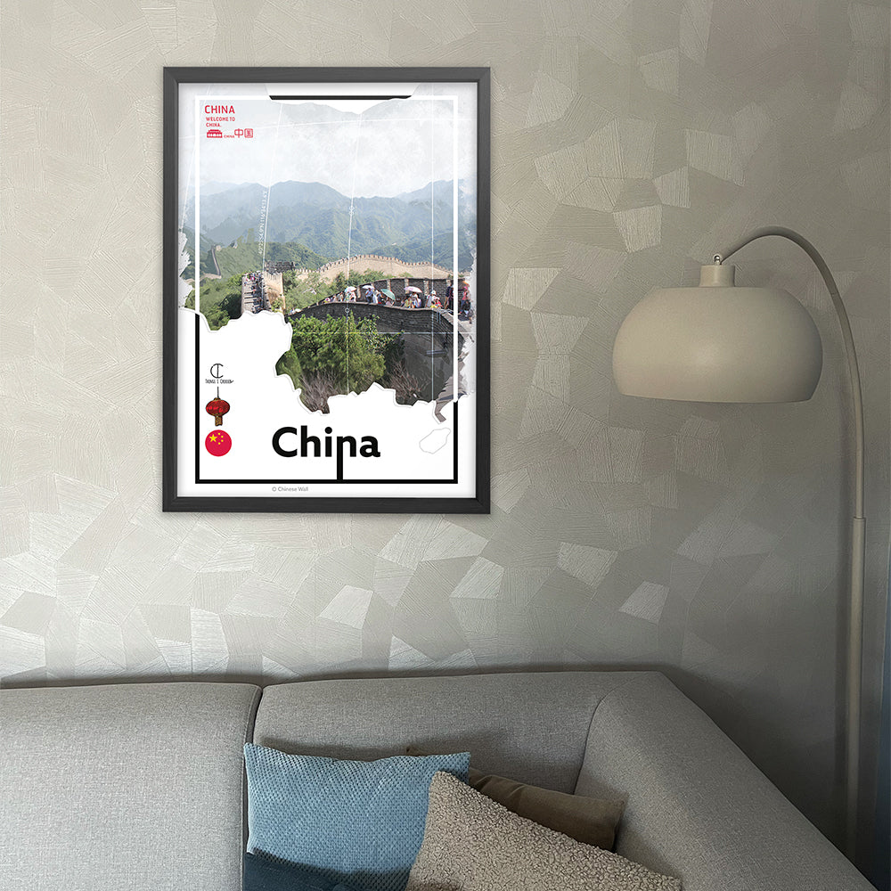 Chinese Wall Travel Poster