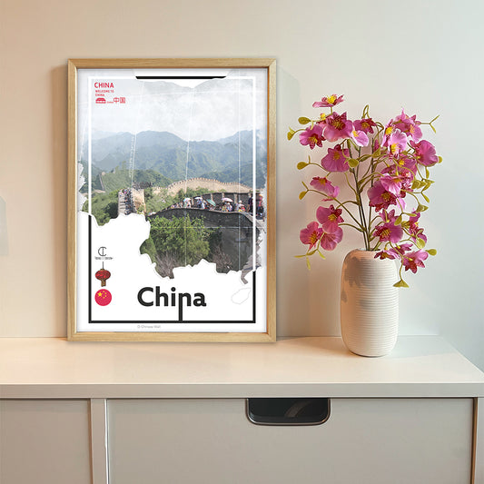 Chinese Wall Travel Poster
