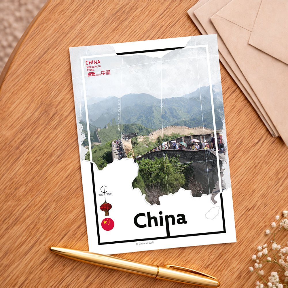 Chinese Wall Travel Poster