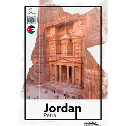 Jordanië Reisposter