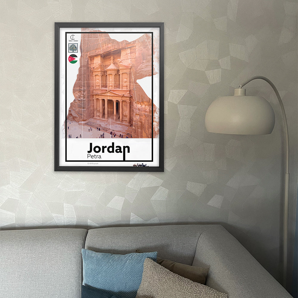 Jordanië Reisposter