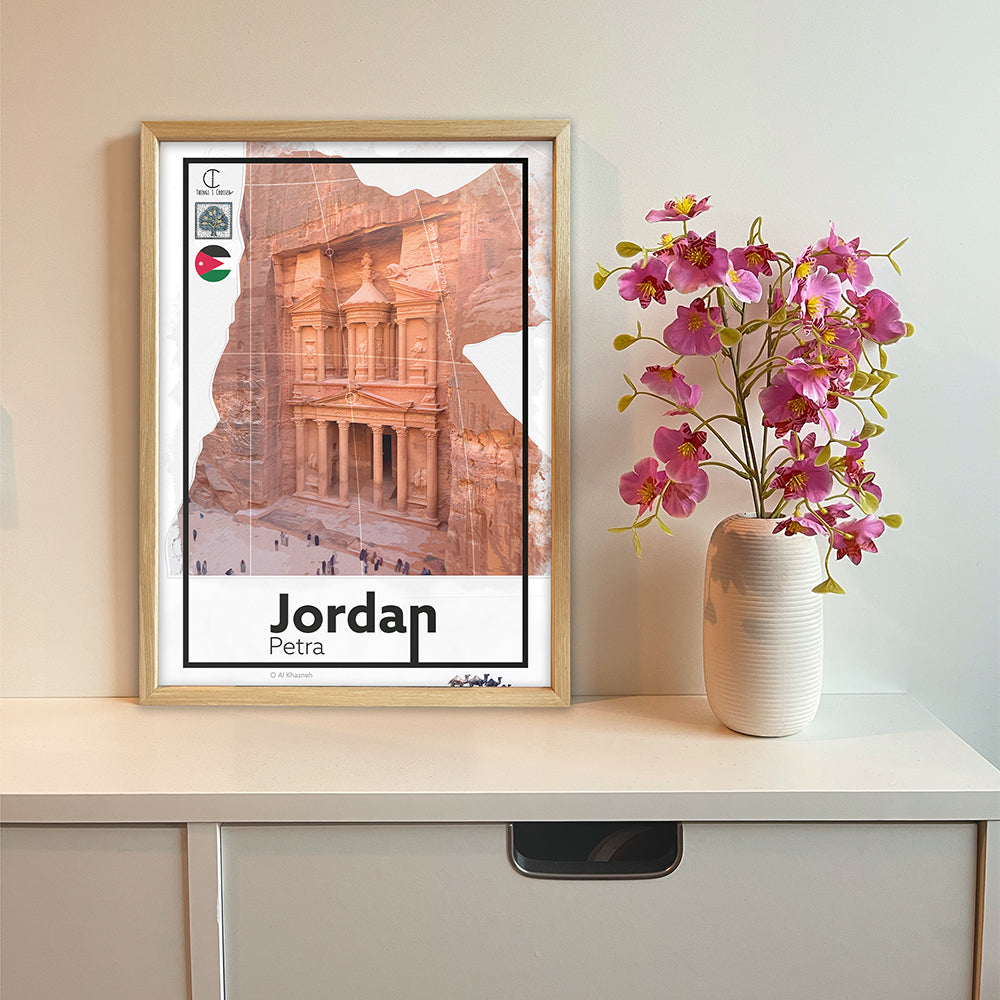 Jordanië Reisposter
