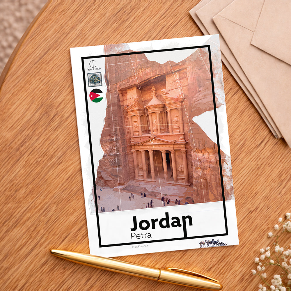 Jordanië Reisposter