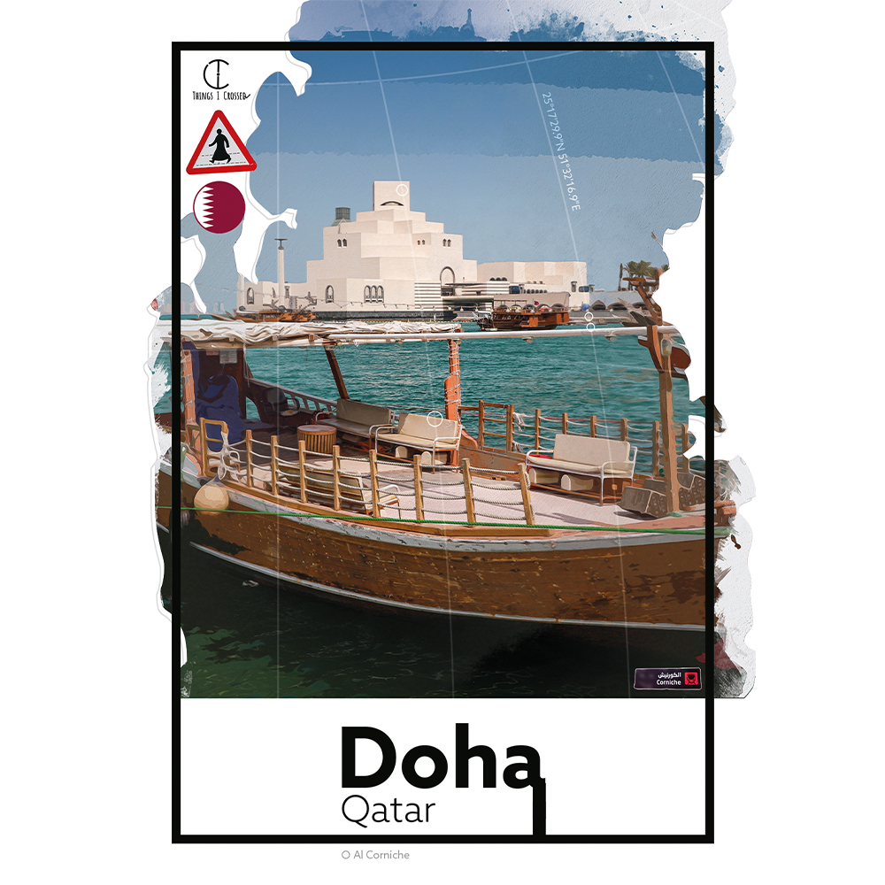 Doha Qatar Reisposter