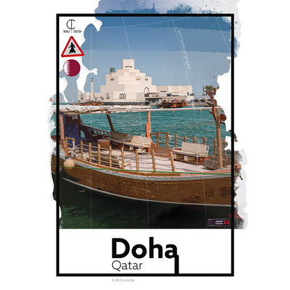 Doha Qatar Reisposter