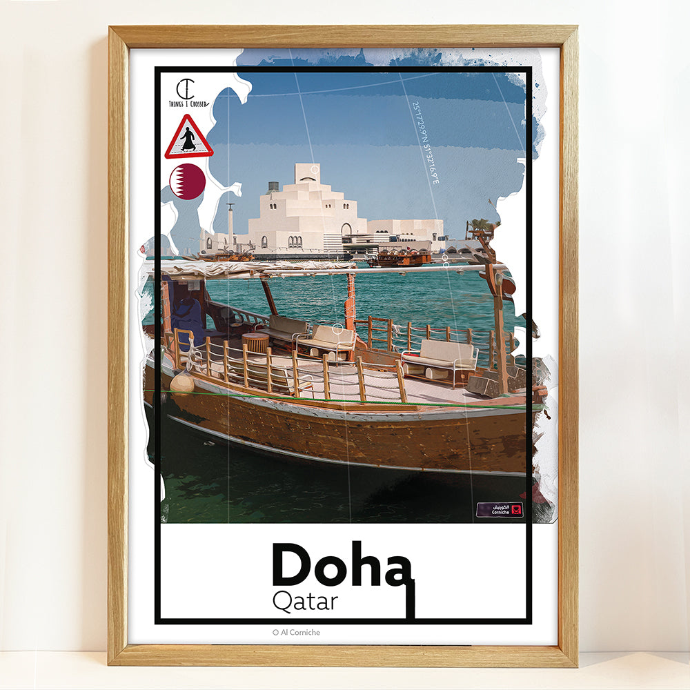 Doha Qatar Reisposter