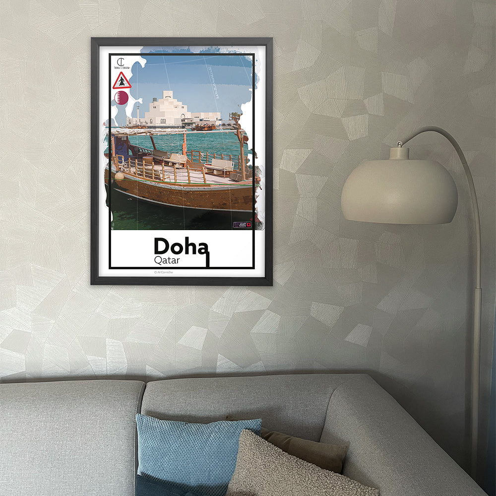 Doha Qatar Reisposter