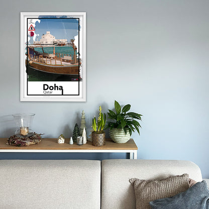 Doha Qatar Reisposter