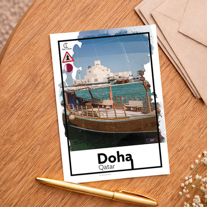 Doha Qatar Reisposter