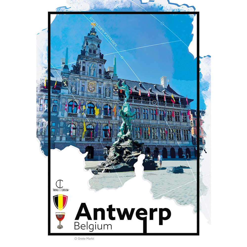 Antwerpen Reisposter
