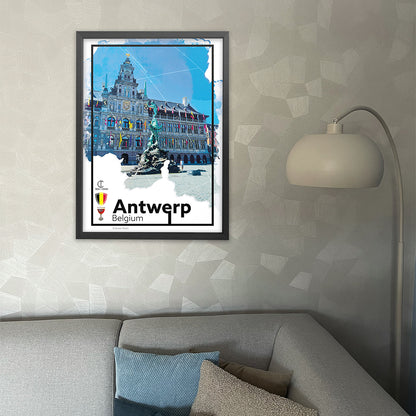 Antwerpen Reisposter